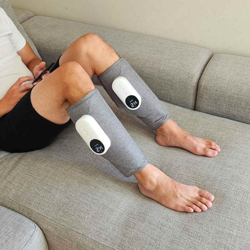 Eletric 360° Air Pressure Calf Massager Wireless Leg Massage 3 Mode Airbag Compresstion Relax Foot Calf Muscle Blood Circulation