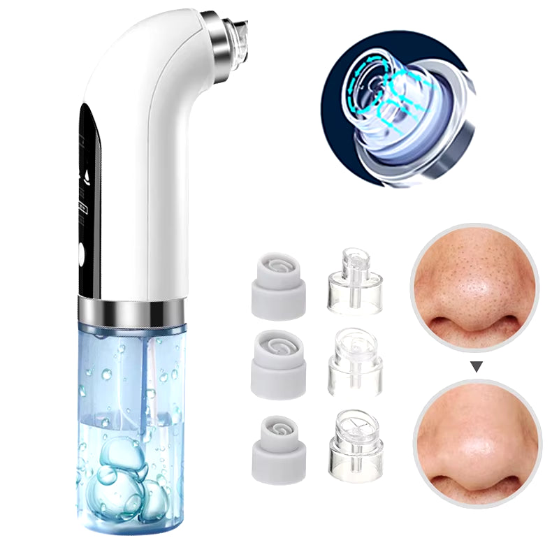 Blackhead Removal Pore Vacuum Face Cleaner Electric Pimple Black Head Remover USB Rechargeable Water Cycle Facial Cleaning Tools