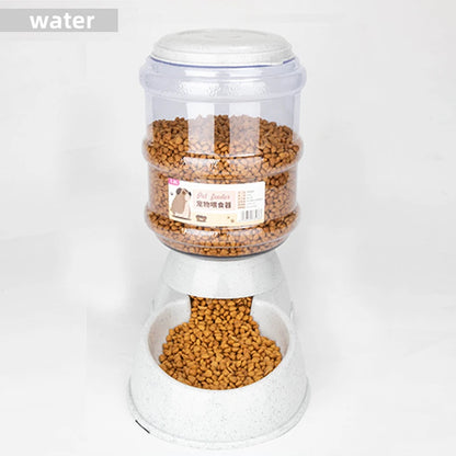 Large Capacity Pet Feeder Bowls Small Dog Food Bowl Automatic Water Dispenser Cat Bowls Pets Feeding Bowls Drink Water Bowl