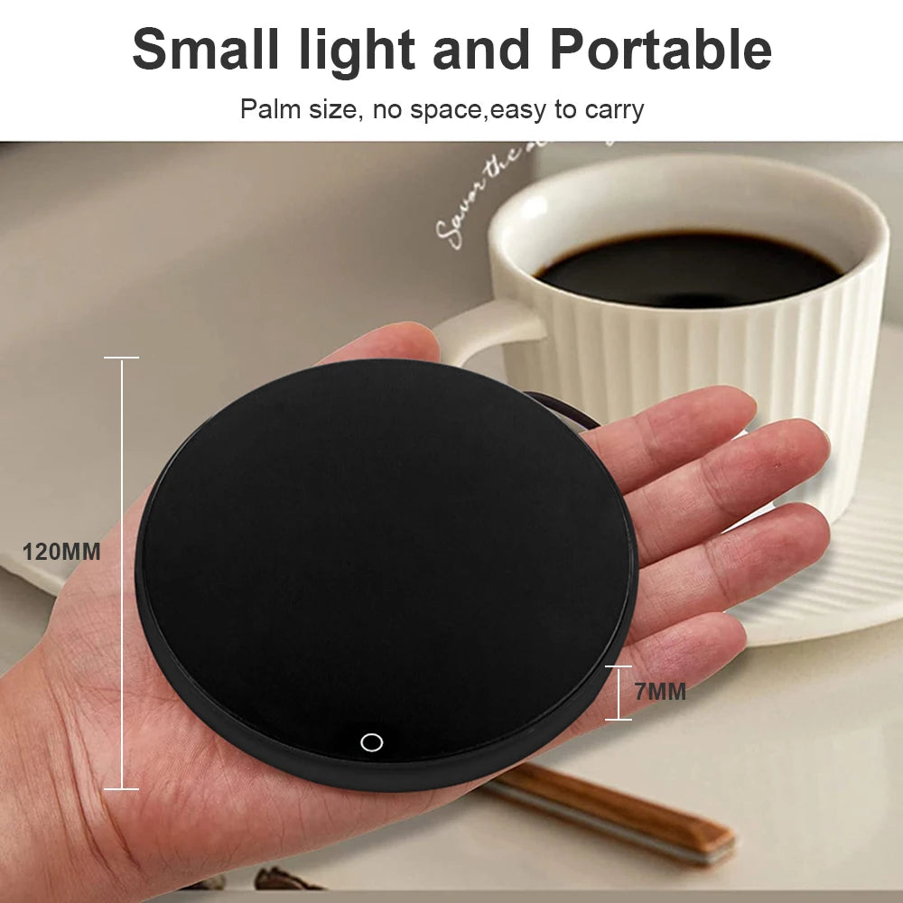 Coffee Cup Heater Mug Warmer USB Heating Pad Electic Milk Tea Water Thermostatic Coasters Cup Warmer for Home Office Desk DC 5V