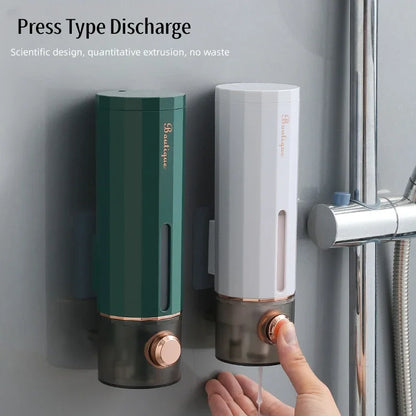 Non-Perforating Soap Dispenser Hand Sanitizer Wall Hanger Press Dispenser Home Hotel Shower Gel Shampoo Box Wall Mount