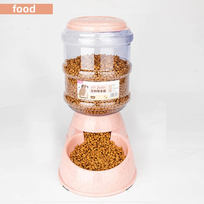 Large Capacity Pet Feeder Bowls Small Dog Food Bowl Automatic Water Dispenser Cat Bowls Pets Feeding Bowls Drink Water Bowl