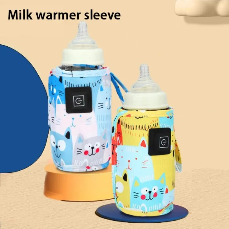 1 PCS USB Milk Warmer Constant Temperature Household Three Gear Adjustment Outdoor Portable Baby Universal Bottle Warm Sleeve